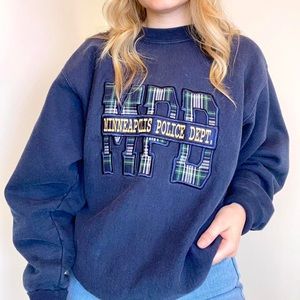 Vintage Minneapolis Police Department crewneck sweatshirt